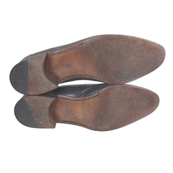 Sophisticated Gray Leather Men\'s Oxfords main image 13